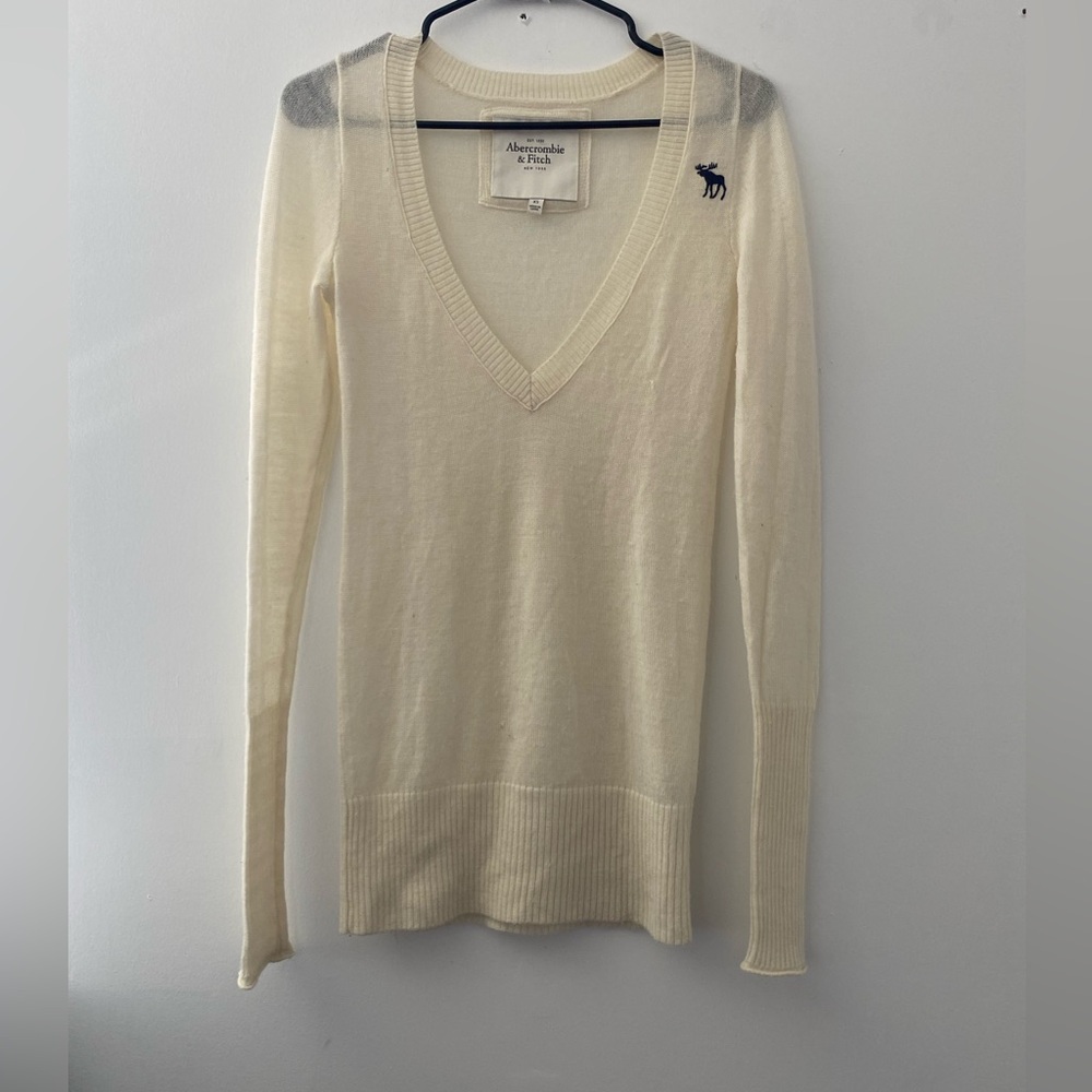 Abercrombie & Fitch XS , V-Neck , Wool